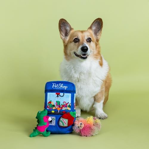 Fringe Studio Ready, Set, Claw Hide and Seek Plush Dog Toy, Pet Shop Collection (289266)