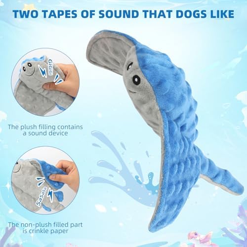 Wortade 5-Pack Dog Squeaky Toys,Dog Puppy Chew Toy