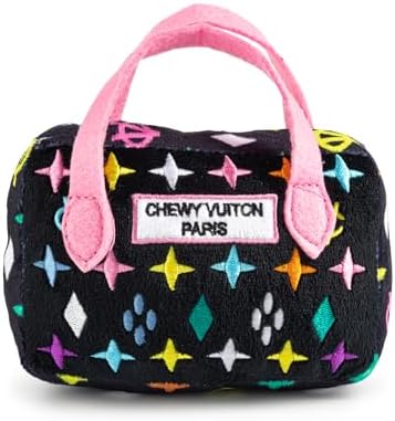 Haute Diggity Dog Chewy Vuiton Handbag Plush Dog Toy, Designer Parody Toy