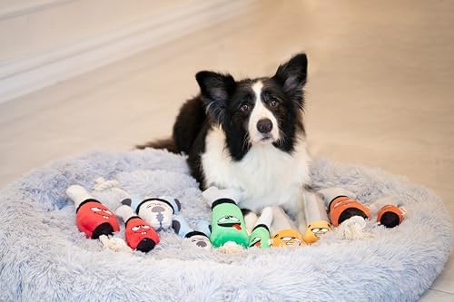 Squeaky Dog Plush Toy, Tools Bite_Stick Collection, 8", for Small and Medium Dogs (Screwdriver, Small)