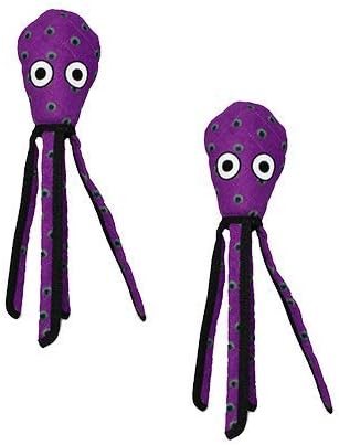 TUFFY® - 2 Pack Original : Squid Dog Toy : : Ultra Durable Plush Toy with Multiple Layers & Reinforced Seams, Washable and Floats, Original Construction