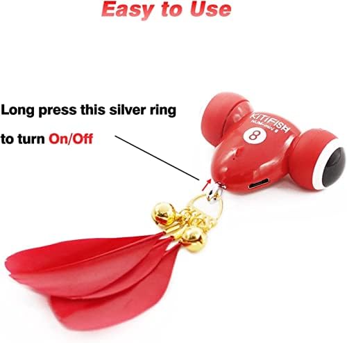MayMaw KiTiFISH Interactive Cat Toy, Automatic Fish Toy with Motion Activation, USB Rechargeable, Fun Exercise Toy for Indoor Cats and Kittens, Ideal Gift