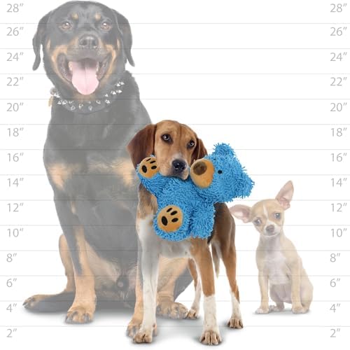 MIGHTY Tuffy Microfiber Medium Ball Bear Dog Toy