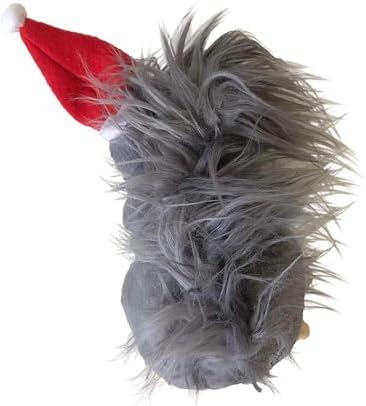 Midlee Halloween Squeaky Squirrel Plush Dog Toy with Witch Hat, 9" for Medium to Large Dogs