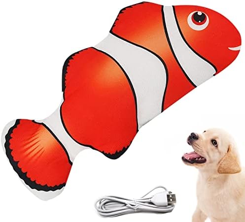 Flopping Fish Electric Dog Toy,Realistic Interac tive for Small Medium Dogs