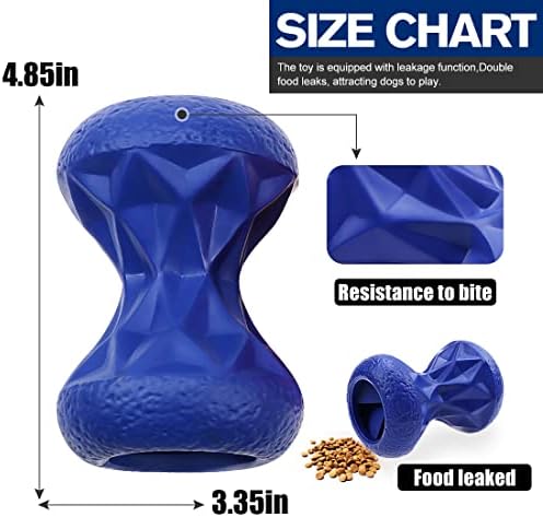 Treat Dispensing Dog Toy, Durable Puzzle Toy for Medium & Large Dogs