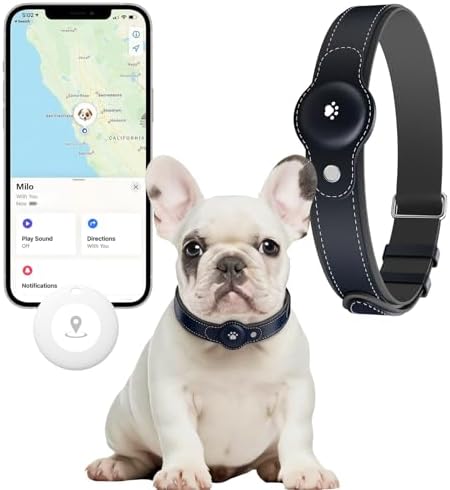 New GPS Tracker for Dogs: Smart Pet Collar with Real-Time Tracking,No Monthly Fee/Subscription (iOS & Android) Waterproof, Anti-Lost,365-Day Long Battery Life GPS Tracker Dog Collar(Tracker Included)