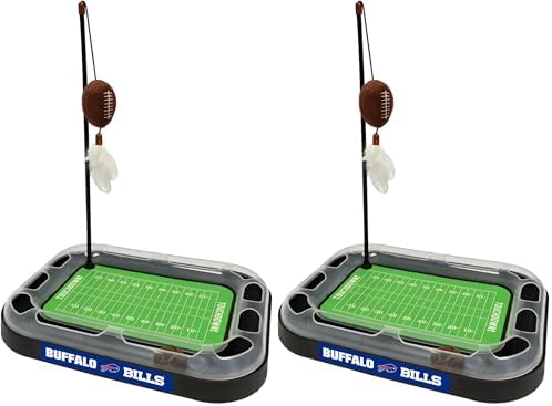 Pets First Dallas Cowboys Football Field Cat Scratcher Toy (Pack of 2)