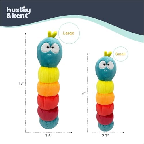 Huxley & Kent Fetchies Plush Dog Toy, Caterpillar, Large