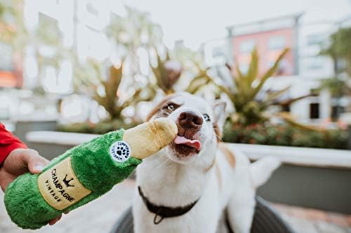 ZippyPaws Happy Hour Crusherz for Small, Medium, & Large Dogs - Champagne