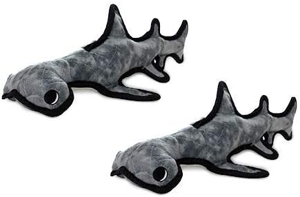 TUFFY® - 2 Pack Original : Hammerhead Dog Toy : : Ultra Durable Plush Toy with Multiple Layers & Reinforced Seams, Washable and Floats, Original Construction