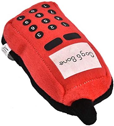 FILFEEL Plush Cell Phone Pet Toy for Dogs, Soft and, Prevents Tooth Decay, Sounding Design, Interactive Chew Toy, Helps Clean Tartar, Cute Cell Phone Shape, Interactive Toy, Engaging