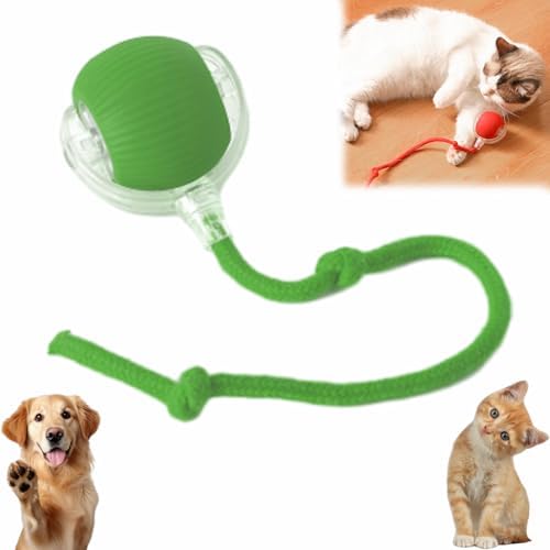 Interactive Pet Toy Ball, 2025 New Interactive Rolling Dog Ball, for Bored Indoor Cats, Automatic Rotating Rolling Balls