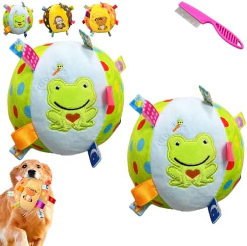 Squeaky Play Balls for Dogs,Squeaky Ball Interactive Toy，C+C