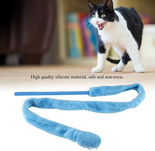 Cat Toy Snake, Serpentine Mint Cat Teasing Stick Enhance Bond With Cats