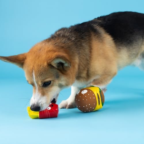 Fringe Studio Dog Toy Set, Big Buns, Small Fry, 2Pc Mini Latex, Pet Shop Collection (368013)