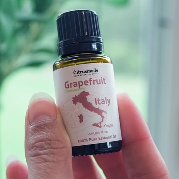 Grapefruit Essential Oil - Direct from Citrusmade in Sicily- Pure Essential Oil for Diffusers and Aromatherapy | 100% Pure Therapeutic Grade (2LBS)