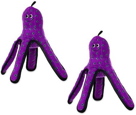 TUFFY® - 2 Pack Original : Octopus Dog Toy : : Ultra Durable Plush Toy with Multiple Layers & Reinforced Seams, Washable and Floats, Original Construction