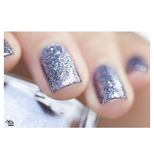 ILNP Bulletproof Symphony - Medium Periwinkle Metallic Holographic Nail Polish