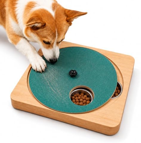 Dog Nail Scratch Board with Adjustable Resistance & Treat Box for Dogs