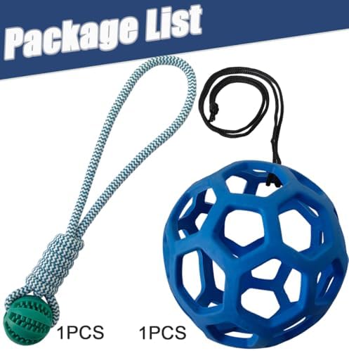 2PCS Pig Enrichment Toys, Mini Pig Supplies, Hanging Chew Ball with Rope + Replaceable Feeder Foraging Ball, Interactive Pig Enrichment Toy Set for Pigs, Treat Dispensing & Chew Activity Toy