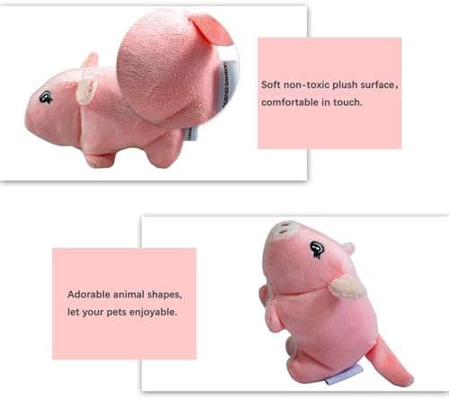 LEGEND SANDY Squeaky Plush Dog Toy Pack for Puppy, Small Puppy Chew Toys