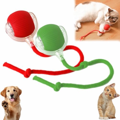 Smart Motion Pet Ball, Interactive Pet Toy Ball, 2025 New Interactive Rolling Dog Balls, Automatic Rotating Rolling Balls, for Cats