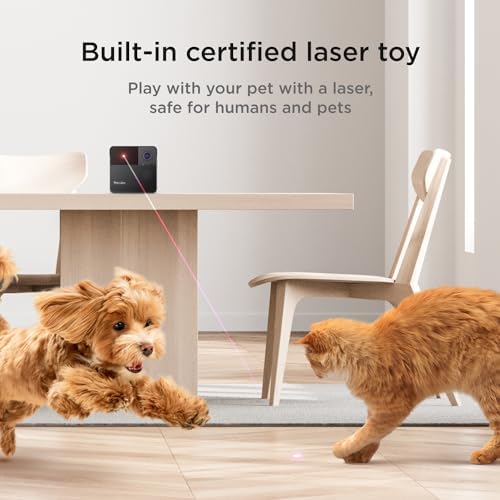 Petcube Play 2 - Wi-Fi Pet Camera with Laser Toy for Cats & Dogs