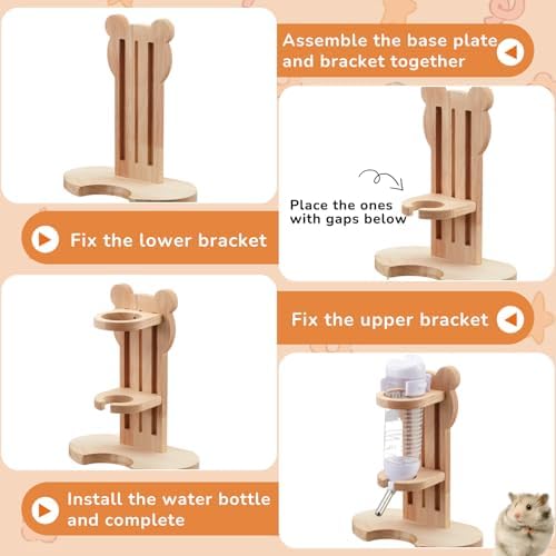 18 Pcs Hamster Accessories for Cages 10 Kinds Hamster Toys Set