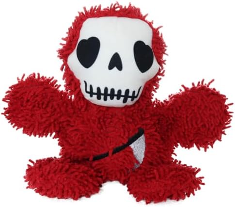 MIGHTY® 2 Pack Microfiber Medium Grim-Reaper Ultra Durable Plush Dog Toy