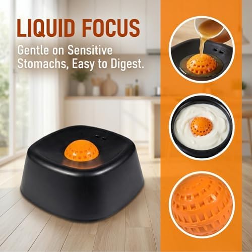 YCD-incerda Slow Feeder Lick Bowl with Rolling Ball (1, Black)
