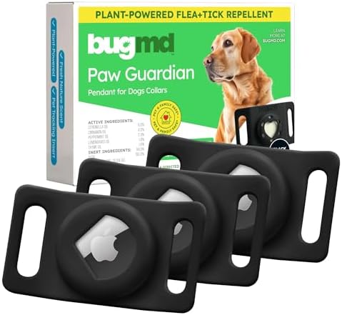 BugMD Paw Guardian Flea and Tick Prevention Pendant for Dogs