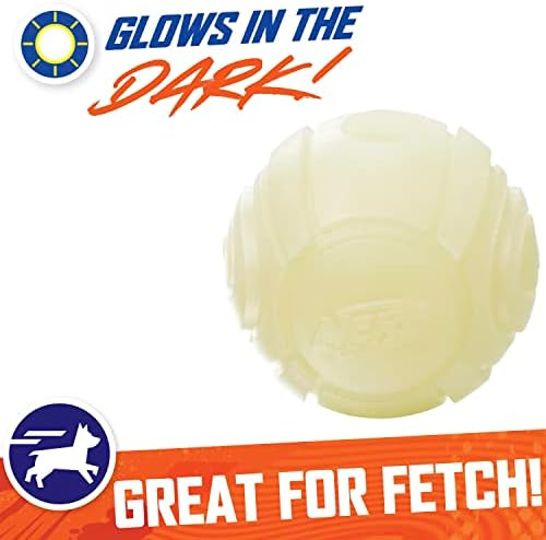 Nerf 2.5in TPR Lightning LED Glow Ball - No Color (Pack of 2)