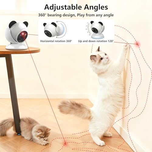 Wortade Smart Cat Laser Toys for Indoor Cats, Interactive, Rechargeable