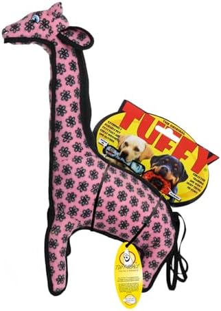 TUFFY® - 2 Pack Original : Giraffe Dog Toy : Ultra Durable Plush Dog Toy with Multiple Layers & Reinforced Seams, Washable and Floats, Original Construction