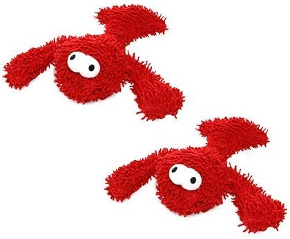 MIGHTY® 2 Pack Microfiber Medium Lobster Dog Toys