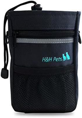 H&H Pets Dog Treat Pouch with Shoulder Strap, Waste Bag Dispenser, Dog Treat Pouch, Training Accessories