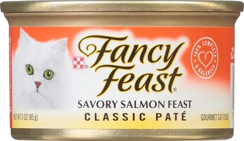 Fancy Feast Gourmet Salmon Feast Cat Food, 3 oz (Pack of 2)