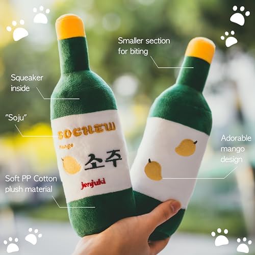 Sochew Soju Pet Toy with Squeaker (Mango)