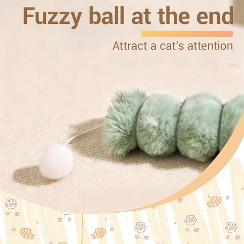 Cat Toys Pillows 3 Pack, 13” Cat Kicker Toys with Catnip Inside, Durable Interactive Cat Toys for Indoor Cats, Soft Kick Sticks for Exercise & Play
