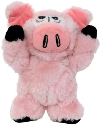 TUFFY® 5 Pack Jr Monkey, Ring, Rabbit, Bone & Pig Durable Plush Dog Toys