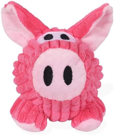 Squeaky Plush Pig Toy for Small/Medium Dogs, Chew & Boredom Relief