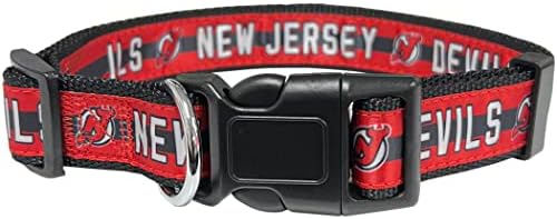 Pets First NHL Collar for Dogs & Cats. Adjustable, Cute, & Stylish! The Ultimate Hockey Fan Collar!