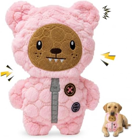 Bite Force - Dog Toy Durable & Strong Plush Monster, Kevlar-Reinforced for Aggressive Chewers
