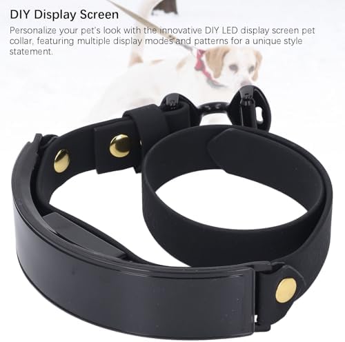 Rechargeable LED Collar Glow in the Dark Smart Pet Collar for Night Walking Safety Fashion Luminous 65cm (Green Light)