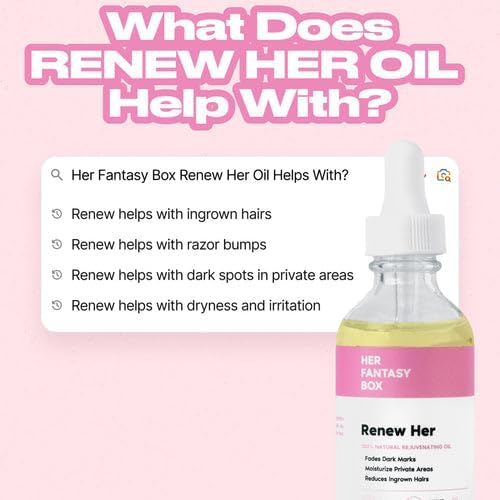 Her Fantasy Box | Starter Kit | Chlorophyll Capsules, pH Balancing Shower Gel, Rejuvenating Yoni Oil & Slippery Elm Capsules – Complete Feminine Wellness Bundle for Freshness, Balance & Nourished Skin