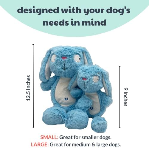 Huxley & Kent Slappies Plush Dog Toy, Betty Bunny, Large