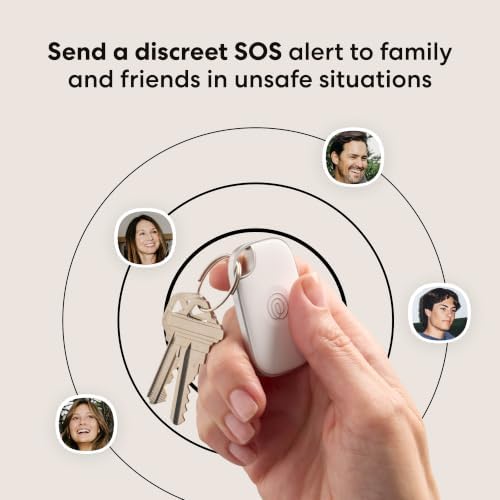 Life360 Tile Pro - Powerful Bluetooth Tracker, Key Finder and Item Locator for Keys, Bags and More. Both iOS and Android Compatible. Phone Finder. 1-Pack (White)
