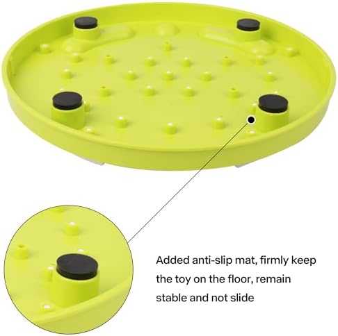 Pet Prime Cat Puzzle Feeder Interactive Enrichment Toys for Indoor Cats Slow Feeder Food Treat Puzzle Cat Stimulation Toys Green