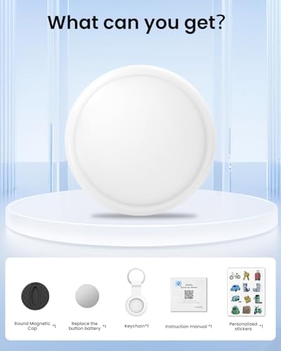 Real Time Location GPS Tracker Device for Car and Vehicles | No Subscription, No Monthly Fee, for Android and iPhone, Long Battery Life, Mini Hidden Magnetic, Tracking Kids Elderly Pet